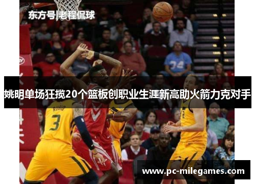 姚明单场狂揽20个篮板创职业生涯新高助火箭力克对手