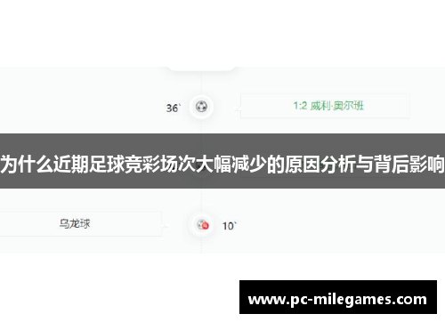 为什么近期足球竞彩场次大幅减少的原因分析与背后影响